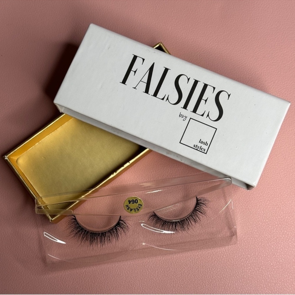#64 Glam Faux Mink Strip False Eyelashes Set